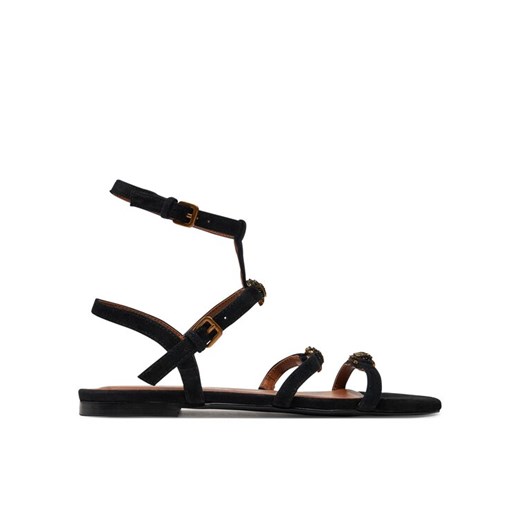 Kurt Geiger Sandały Hampton Flat Gladiator 2029600209 Czarny Kurt Geiger 35 MODIVO