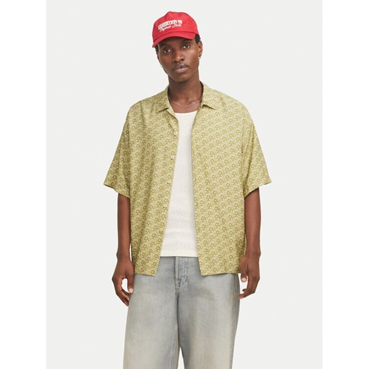 Jack&Jones Koszula Marshall 12271103 Żółty Wide Fit ze sklepu MODIVO w kategorii Koszule męskie - zdjęcie 182673367