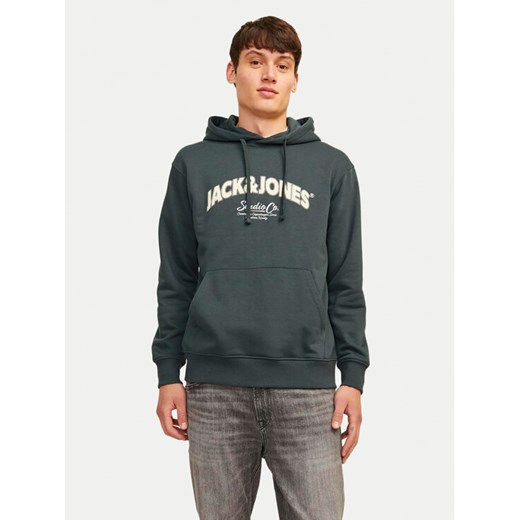 Jack&Jones Bluza Bronx 12262919 Zielony Regular Fit ze sklepu MODIVO w kategorii Bluzy męskie - zdjęcie 182673368