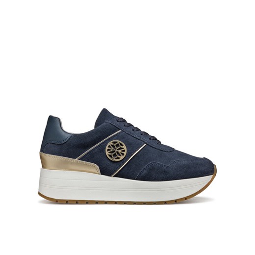 Geox Sneakersy D New Kency D55MZA 022BN CF42L Granatowy ze sklepu MODIVO w kategorii Buty sportowe damskie - zdjęcie 182673399