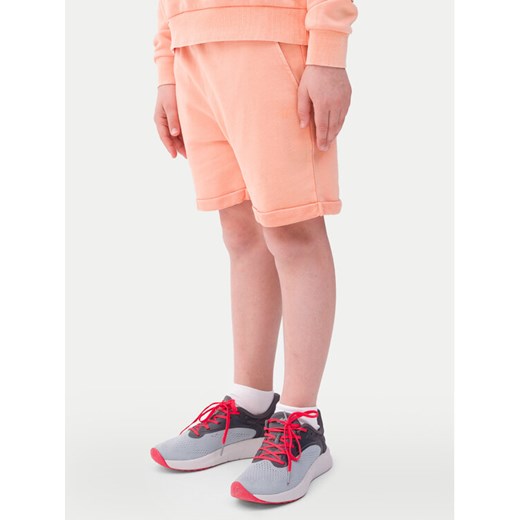 4F Szorty sportowe 4FJWSS24TSHOM279 Pomarańczowy Regular Fit ze sklepu MODIVO w kategorii Spodenki chłopięce - zdjęcie 182673439