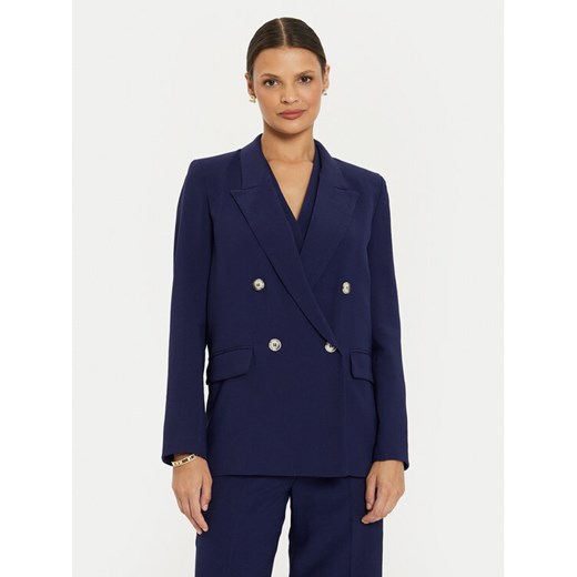 ViCOLO Marynarka TB0223 Granatowy Regular Fit ze sklepu MODIVO w kategorii Marynarki damskie - zdjęcie 182673449