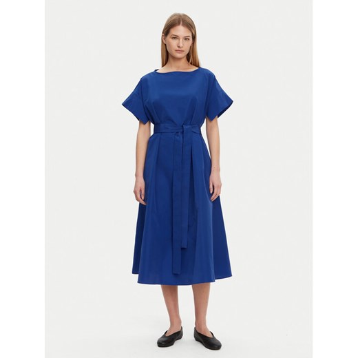 Weekend Max Mara Sukienka codzienna Finish 2515221032 Niebieski Regular Fit ze sklepu MODIVO w kategorii Sukienki - zdjęcie 182673487
