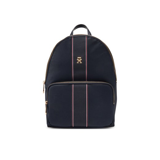 Tommy Hilfiger Plecak Poppy Backpack Corp AW0AW17162 Granatowy ze sklepu MODIVO w kategorii Plecaki - zdjęcie 182673489