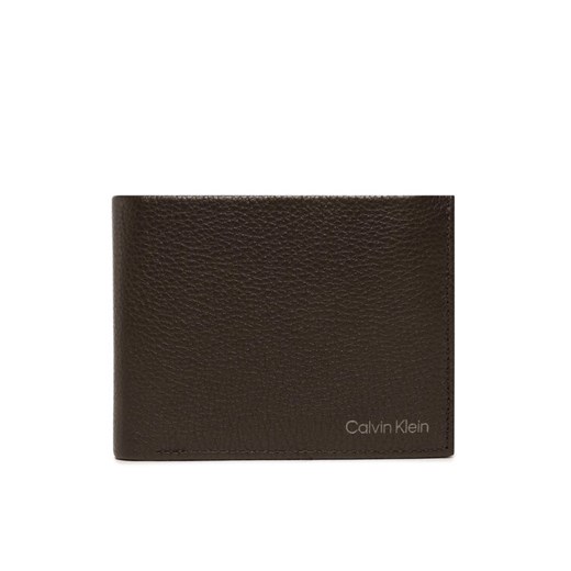 Calvin Klein Duży Portfel Męski Warmth Trifold 10Cc W/Coin L K50K507969 Brązowy ze sklepu MODIVO w kategorii Portfele męskie - zdjęcie 182673496