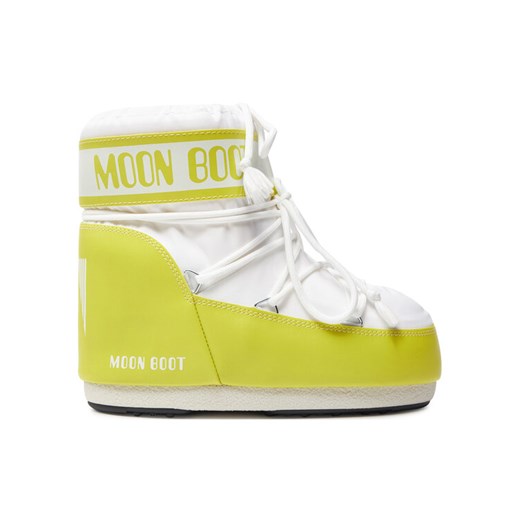 Moon Boot Śniegowce Mb Icon Low Nylon 80D1409340 Zielony ze sklepu MODIVO w kategorii Buty zimowe dziecięce - zdjęcie 182673526