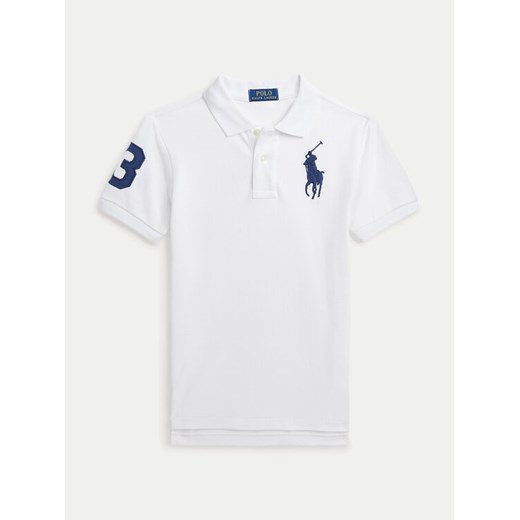 Polo Ralph Lauren Polo 323708861112 Biały Regular Fit ze sklepu MODIVO w kategorii T-shirty chłopięce - zdjęcie 182673538