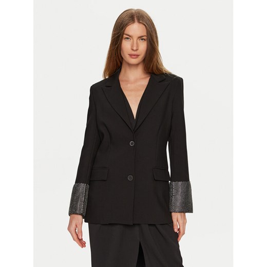 Eleh Marynarka E00277 Czarny Regular Fit ze sklepu MODIVO w kategorii Marynarki damskie - zdjęcie 182673546
