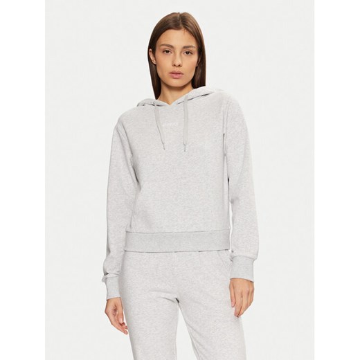 Guess Bluza O5RQ02 KCO31 Szary Regular Fit ze sklepu MODIVO w kategorii Bluzy damskie - zdjęcie 182673616