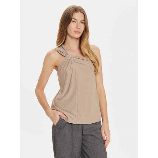 Motivi Bluzka G242W003241N Złoty Regular Fit ze sklepu MODIVO w kategorii Bluzki damskie - zdjęcie 182673786