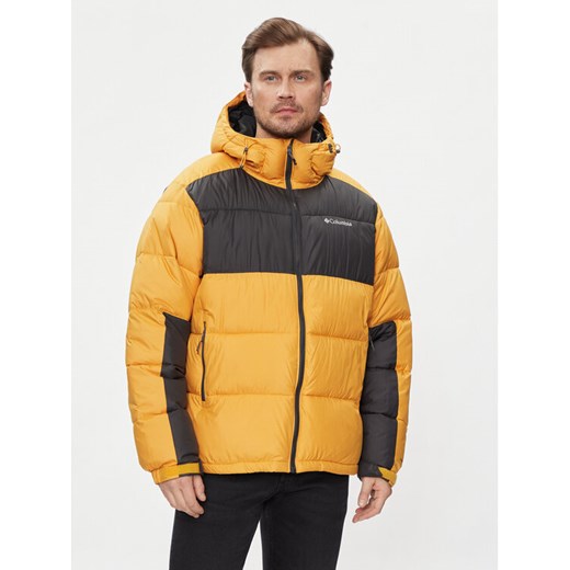 Columbia Kurtka zimowa Pike Lake™ II Hooded Jacket Żółty Regular Fit ze sklepu MODIVO w kategorii Kurtki męskie - zdjęcie 182673848