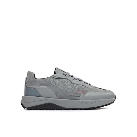 Hugo Sneakersy Kane Runn 50510228 Szary ze sklepu MODIVO w kategorii Buty sportowe męskie - zdjęcie 182673899
