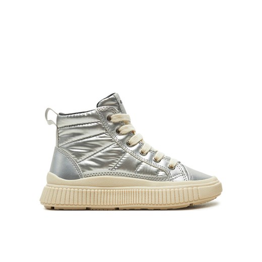 Geox Sneakersy J Laquinny Girl J46M3C 0LVNF C1007 M Srebrny ze sklepu MODIVO w kategorii Buty sportowe dziecięce - zdjęcie 182673916