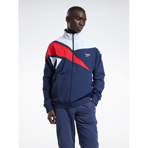 Reebok Bluza Classics Vector Track Top H54456 Niebieski Regular Fit ze sklepu MODIVO w kategorii Bluzy męskie - zdjęcie 182673918