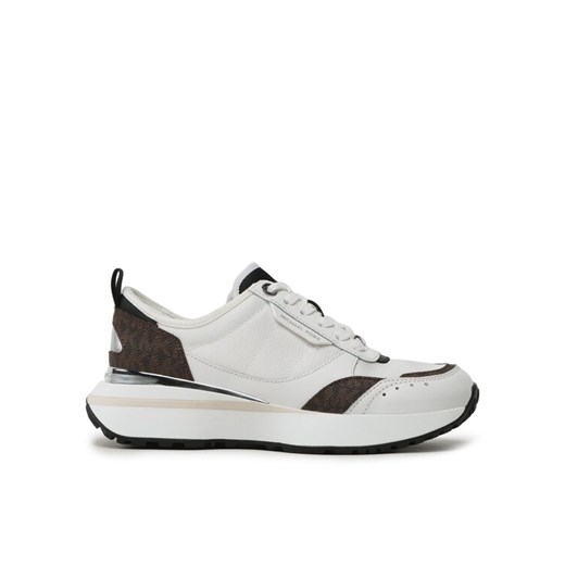 MICHAEL Michael Kors Sneakersy Flynn Trainer 43S3FYFS7D Biały ze sklepu MODIVO w kategorii Buty sportowe damskie - zdjęcie 182673958