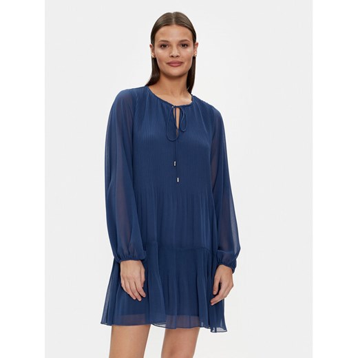 Liu Jo Sukienka codzienna MA4106 T5975 Granatowy Regular Fit ze sklepu MODIVO w kategorii Sukienki - zdjęcie 182673995