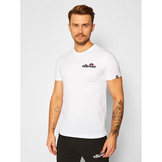 Ellesse T-Shirt Voodoo SHB06835 Biały Regular Fit ze sklepu MODIVO w kategorii T-shirty męskie - zdjęcie 182673996