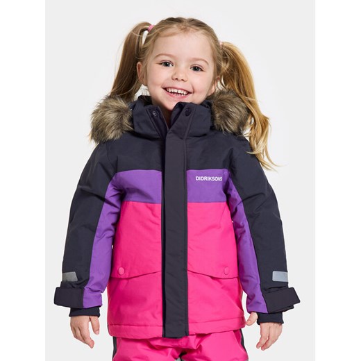 Didriksons Parka Bjärven Kids Parka 2 504898 Różowy ze sklepu MODIVO w kategorii Kurtki dziewczęce - zdjęcie 182674007