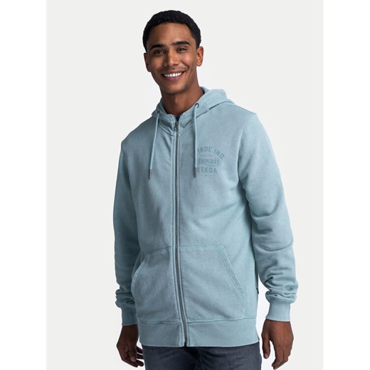 Petrol Industries Bluza M-1040-SWH312 Niebieski Regular Fit ze sklepu MODIVO w kategorii Bluzy męskie - zdjęcie 182674019