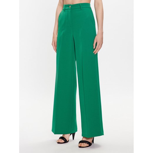 Liu Jo Spodnie materiałowe WA3435 T7896 Zielony Relaxed Fit ze sklepu MODIVO w kategorii Spodnie damskie - zdjęcie 182674057