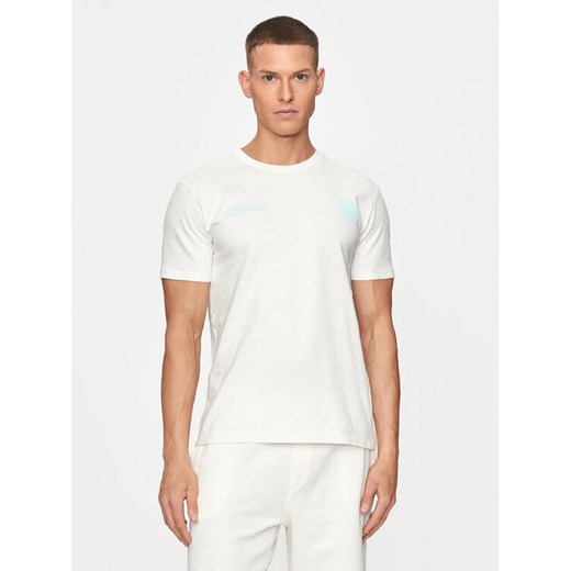 United Colors Of Benetton T-Shirt 3F98U1092 Écru Regular Fit ze sklepu MODIVO w kategorii T-shirty męskie - zdjęcie 182674145
