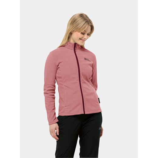 Jack Wolfskin Polar Taunus Fz 1711391 Różowy Regular Fit ze sklepu MODIVO w kategorii Bluzy damskie - zdjęcie 182674216