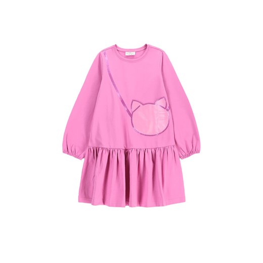 Coccodrillo Sukienka codzienna WC5129101CGK Różowy Regular Fit ze sklepu MODIVO w kategorii Sukienki dziewczęce - zdjęcie 182674346