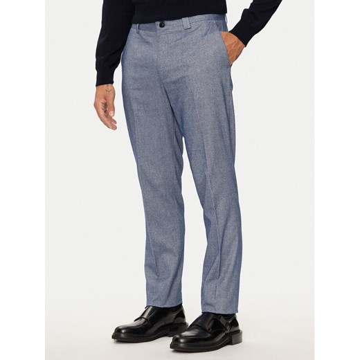 Liu Jo Spodnie materiałowe QF4232 T2642 Niebieski Slim Fit ze sklepu MODIVO w kategorii Spodnie męskie - zdjęcie 182674377
