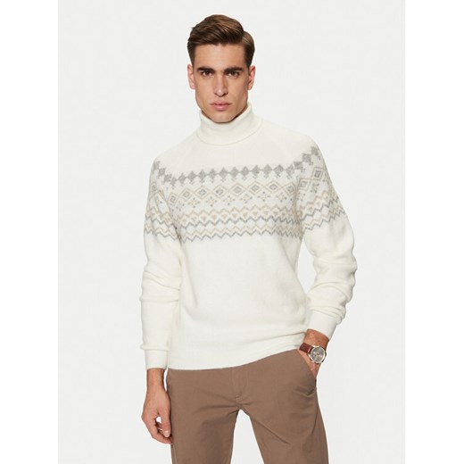 Guess Golf M4PR58 Z3LQ0 Écru Regular Fit ze sklepu MODIVO w kategorii Swetry męskie - zdjęcie 182674396