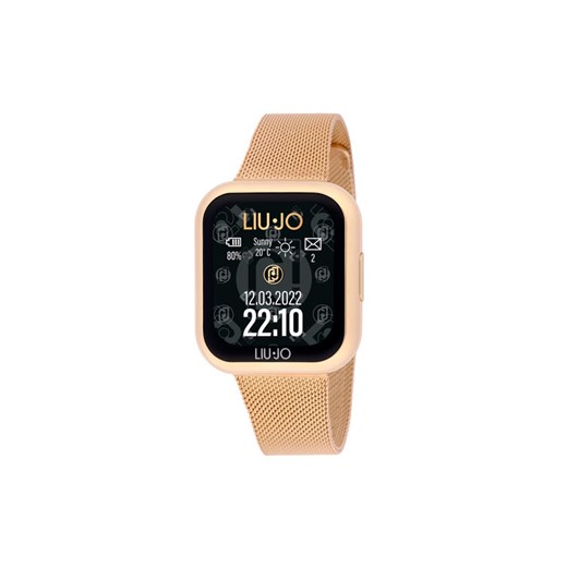 Liu Jo Smartwatch Voice Mini SWLJ150 Złoty ze sklepu MODIVO w kategorii Zegarki - zdjęcie 182674439
