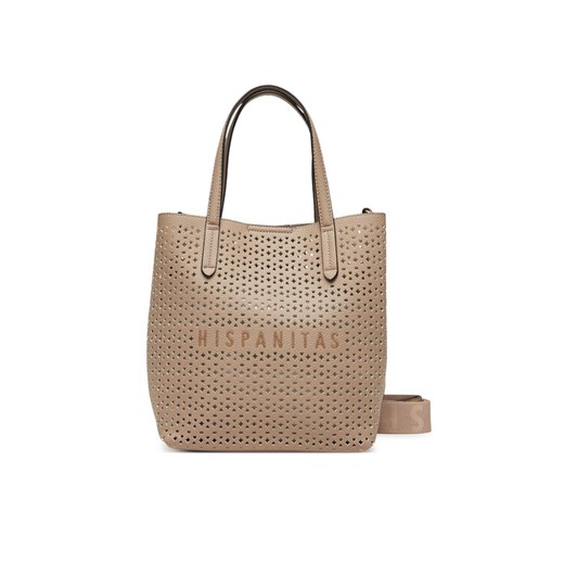 Hispanitas Torebka BV253972 Beżowy ze sklepu MODIVO w kategorii Torby Shopper bag - zdjęcie 182674458