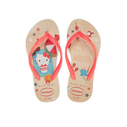 Havaianas Japonki 41457480570 Brązowy ze sklepu MODIVO w kategorii Klapki dziecięce - zdjęcie 182674525
