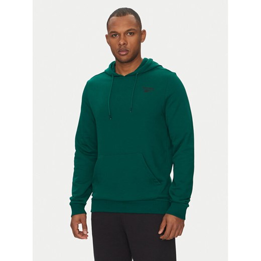Reebok Bluza 100217207 Zielony Regular Fit ze sklepu MODIVO w kategorii Bluzy męskie - zdjęcie 182674577