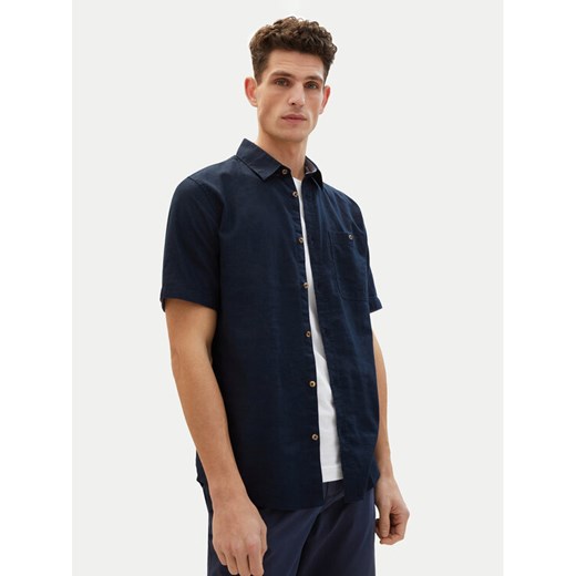 Tom Tailor Koszula 1042351 Granatowy Regular Fit ze sklepu MODIVO w kategorii Koszule męskie - zdjęcie 182674588