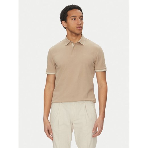 JOOP! Jeans Polo 15 JJJ-17Amare 30046012 Beżowy Modern Fit ze sklepu MODIVO w kategorii T-shirty męskie - zdjęcie 182674619