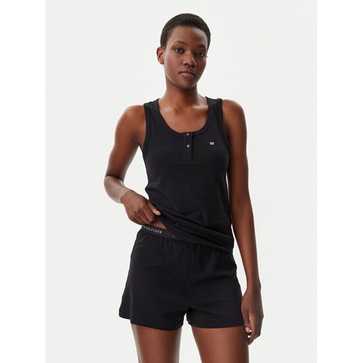 Tommy Hilfiger Piżama UW0UW05890 Czarny Regular Fit Tommy Hilfiger M MODIVO
