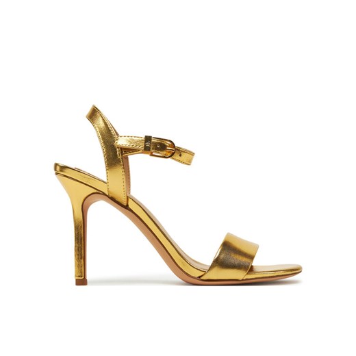 LAUREN RALPH LAUREN Sandały 802956289003 Złoty ze sklepu MODIVO w kategorii Sandały damskie - zdjęcie 182674657
