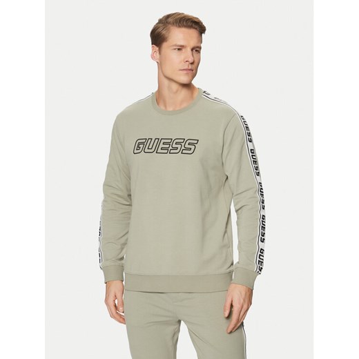 Guess Bluza Z4GQ24 K6ZS1 Zielony Regular Fit ze sklepu MODIVO w kategorii Bluzy męskie - zdjęcie 182674706