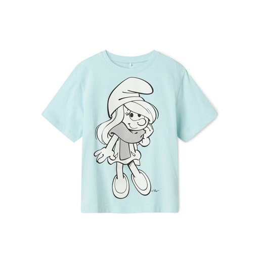 NAME IT T-Shirt Fleur Smurfs 13241788 Niebieski Regular Fit ze sklepu MODIVO w kategorii Bluzki dziewczęce - zdjęcie 182674765