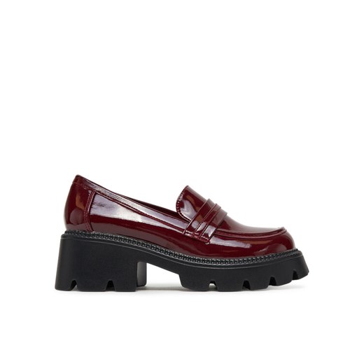 DeeZee Loafersy HLD-2016 Bordowy ze sklepu MODIVO w kategorii Półbuty damskie - zdjęcie 182674817