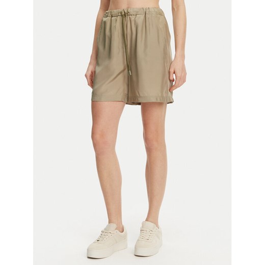 Marella Szorty materiałowe Borbona 2513141025 Zielony Relaxed Fit ze sklepu MODIVO w kategorii Szorty - zdjęcie 182674859