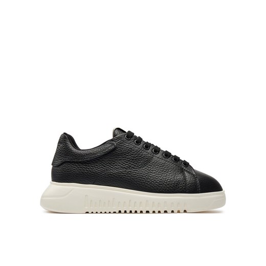 Emporio Armani Sneakersy X3X024 XF768 00002 Czarny ze sklepu MODIVO w kategorii Trampki damskie - zdjęcie 182674865