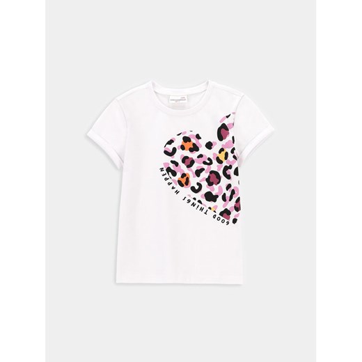 Coccodrillo T-Shirt WC4143202CEK Biały Regular Fit ze sklepu MODIVO w kategorii Bluzki dziewczęce - zdjęcie 182674867
