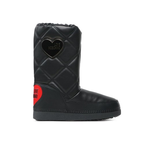 LOVE MOSCHINO Śniegowce JA24172G1HIT7000 Czarny ze sklepu MODIVO w kategorii Śniegowce damskie - zdjęcie 182674897
