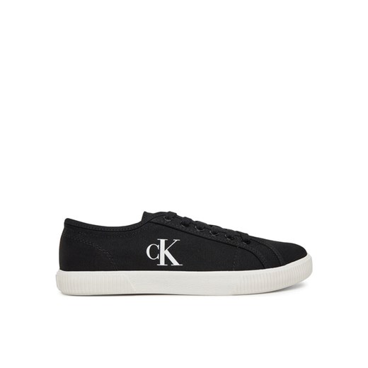 Calvin Klein Jeans Tenisówki Ess Vulc Low Cv Mg Wn YW0YW01762 Czarny ze sklepu MODIVO w kategorii Trampki damskie - zdjęcie 182674908