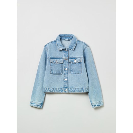OVS Kurtka jeansowa 1689120 Niebieski Regular Fit ze sklepu MODIVO w kategorii Kurtki dziewczęce - zdjęcie 182674937