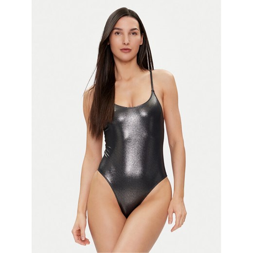 Calvin Klein Swimwear Strój kąpielowy KW0KW02255 Czarny ze sklepu MODIVO w kategorii Stroje kąpielowe - zdjęcie 182674948