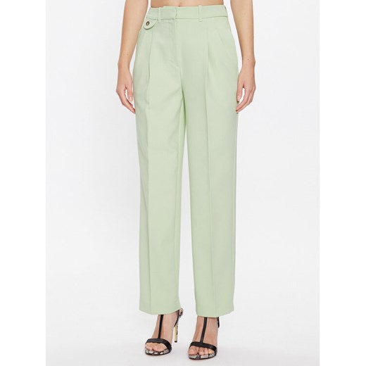 Selected Femme Spodnie materiałowe Doah 16088117 Zielony Regular Fit ze sklepu MODIVO w kategorii Spodnie damskie - zdjęcie 182675076