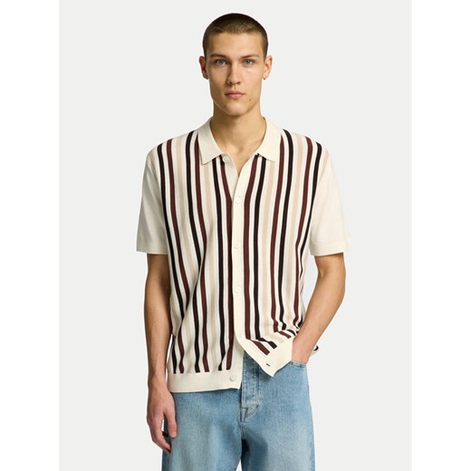 Selected Homme Sweter 16096371 Beżowy Regular Fit ze sklepu MODIVO w kategorii Swetry męskie - zdjęcie 182675107