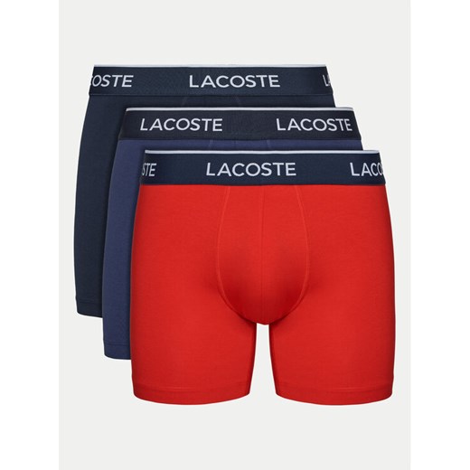 Lacoste Komplet 3 par bokserek 6H3420 Kolorowy ze sklepu MODIVO w kategorii Majtki męskie - zdjęcie 182675128